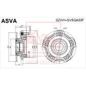 Ступица 12 <b>ASVA SZWHGVSQA53F</b>