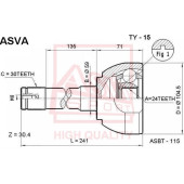 Шрус (гарантия 12 месяцев) [12] <b>ASVA TY15</b>