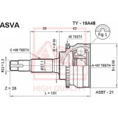 Шрус наружный 27x56x26 12 <b>ASVA TY18A48</b>