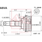 Шрус (гарантия 12 месяцев) [12] <b>ASVA TY26A48</b>