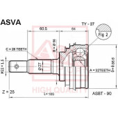 Шрус (гарантия 12 месяцев) 12 <b>ASVA TY27</b>
