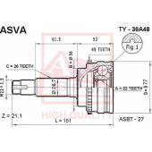 Шрус наружный 22x56x26 [12] <b>ASVA TY36A48</b>