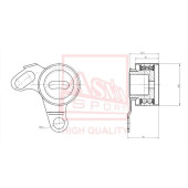 Ролик натяжной <b>ASVA TYBP001</b>