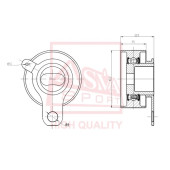 Ролик натяжной <b>ASVA TYBP002</b>
