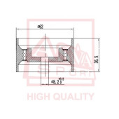 Ролик <b>ASVA TYBP008</b>