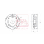 Ролик <b>ASVA TYBP012</b>