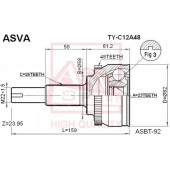 Шрус наружный 23X58X26 TOYOTA COROLLA 120 EURO [12] <b>ASVA TYC12A48</b>