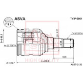 Шрус внутренний левый 23x35x20 TOYOTA CORONA 93- [12] <b>ASVA TYIP5001</b>