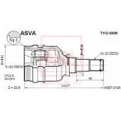 Шрус внутренний 23x34x23 TOYOTA COROLLA E9 /COROLLA II [12] <b>ASVA TYIU5009</b>