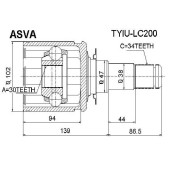 Шрус внутренний 30x50x34 12 <b>ASVA TYIULC200</b>