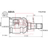 Шрус внутренний 30x47x30 [12] <b>ASVA TYIUP120</b>