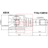Шрус внутренний 19х38х23 [12] <b>ASVA TYIUYAR10</b>