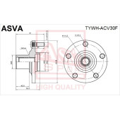 Ступица 12 <b>ASVA TYWHACV30F</b>
