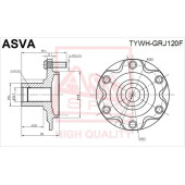 Ступица 12 <b>ASVA TYWHGRJ120F</b>