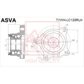Ступица <b>ASVA TYWHLC120RLH</b>