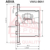Шрус внутренний 34X108 12 <b>ASVA VWIUB6A1</b>