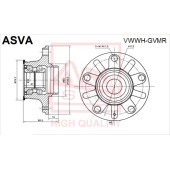 Ступица [12] <b>ASVA VWWHGVMR</b>