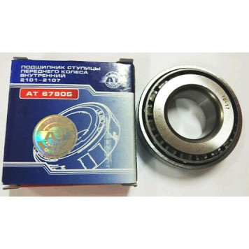Подшипник передней ступицы ВАЗ 2101-2107, 1111 внутренний конический 7805 AT AT67805 (2101-3103020)-2