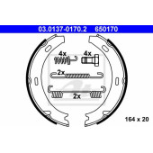 Комплект колодок стояночной тормозной системы ATE 650170 / 03.0137-0170.2