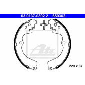 Комплект тормозных колодок для SUBARU FORESTER(SF,SG), IMPREZA(GC,GD,GF,GFC,GG), LEGACY(BC,BD,BG,BJF) <b>ATE 03.0137-0302.2 / 650302</b>