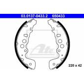 Комплект тормозных колодок для SUZUKI GRAND VITARA(FT,GT,JT) <b>ATE 03.0137-0433.2 / 650433</b>