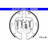 Комплект колодок стояночной тормозной системы ATE 654008 / 03.0137-4008.2
