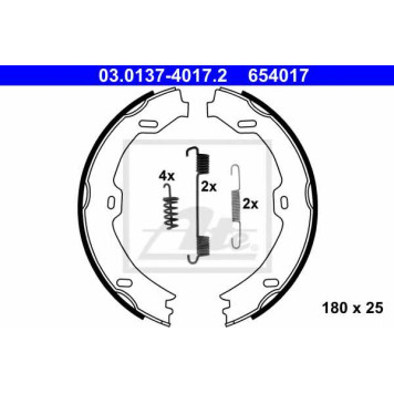 Комплект колодок стояночной тормозной системы ATE 654017 / 03.0137-4017.2