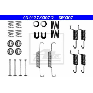Комплектующие стояночной тормозной системы ATE 669307 / 03.0137-9307.2