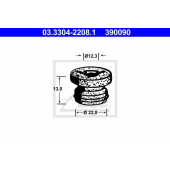 Пробка, бачок тормозной жидкости ATE 390090 / 03.3304-2208.1