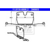 Пружина тормозного суппорта ATE 390603 / 11.8116-0008.2