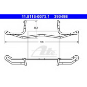 Пружина тормозного суппорта ATE 390498 / 11.8116-0073.1