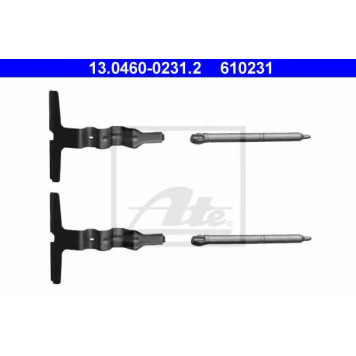 Комплектующие колодок дискового тормоза ATE 610231 / 13.0460-0231.2
