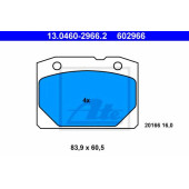 Колодки тормозные дисковые <b>ATE 13.0460-2966.2 / 602966</b>