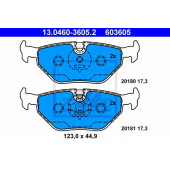 Колодки тормозные дисковые для BMW 3(E36,E46), Z1, Z3(E36), Z4(E85,E86) / SAAB 9-5(YS3E) <b>ATE 13.0460-3605.2 / 603605</b>