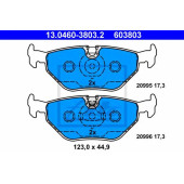 Колодки тормозные дисковые для BMW 3(E30,E36), 5(E34), 7(E32), Z1, Z3(E36) <b>ATE 13.0460-3803.2 / 603803</b>