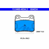 Колодки тормозные дисковые для MERCEDES (W124), 190(W201), C(W202), COUPE(C124), E(C124,W124) <b>ATE 13.0460-4034.2 / 604034</b>