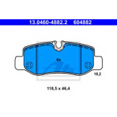 Колодки тормозные дисковые для MERCEDES V(W447), VITO Mixto(W447), VITO(W447) <b>ATE 13.0460-4882.2 / 604882</b>