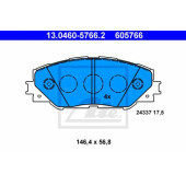 Колодки тормозные дисковые для TOYOTA AURIS, PRIUS PLUS, RAV 4 <b>ATE 13.0460-5766.2 / 605766</b>
