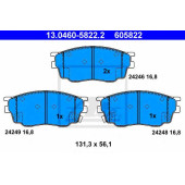 Колодки тормозные дисковые для MAZDA 6(GG) <b>ATE 13.0460-5822.2 / 605822</b>