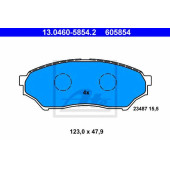 Колодки тормозные дисковые для MITSUBISHI PAJERO PININ(H6#W,H7#W), PAJERO(K90,V2#W,V4#W) <b>ATE 13.0460-5854.2 / 605854</b>