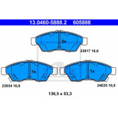 Колодки тормозные дисковые для SUZUKI LIANA(ER) <b>ATE 13.0460-5888.2 / 605888</b>
