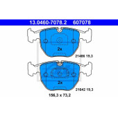 Колодки тормозные дисковые для BMW 5(E39), 7(E38), X3(E83), X5(E53) <b>ATE 13.0460-7078.2 / 607078</b>