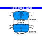 Колодки тормозные дисковые для VOLVO S60, S80(TS,XY), V70(LV,SW), XC70 CROSS COUNTRY <b>ATE 13.0460-7135.2 / 607135</b>