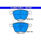 Колодки тормозные дисковые для VOLVO XC90 <b>ATE 13.0460-7188.2 / 607188</b>