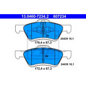 Колодки тормозные дисковые для FORD MAVERICK / MAZDA TRIBUTE(EP) <b>ATE 13.0460-7234.2 / 607234</b>