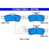 Колодки тормозные дисковые для HONDA CIVIC(FA,FB,FD,FG,FK) <b>ATE 13.0460-7290.2 / 607290</b>