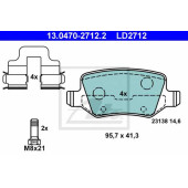 Комплект тормозных колодок Ceramic <b>ATE 13.0470-2712.2</b>