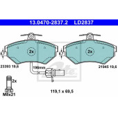 Комплект тормозных колодок Ceramic <b>ATE 13.0470-2837.2</b>