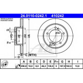 Диск тормозной <b>ATE 24.0110-0242.1</b>