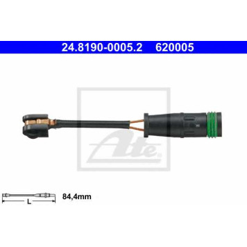 Сигнализатор износа тормозных колодок ATE 620005 / 24.8190-0005.2